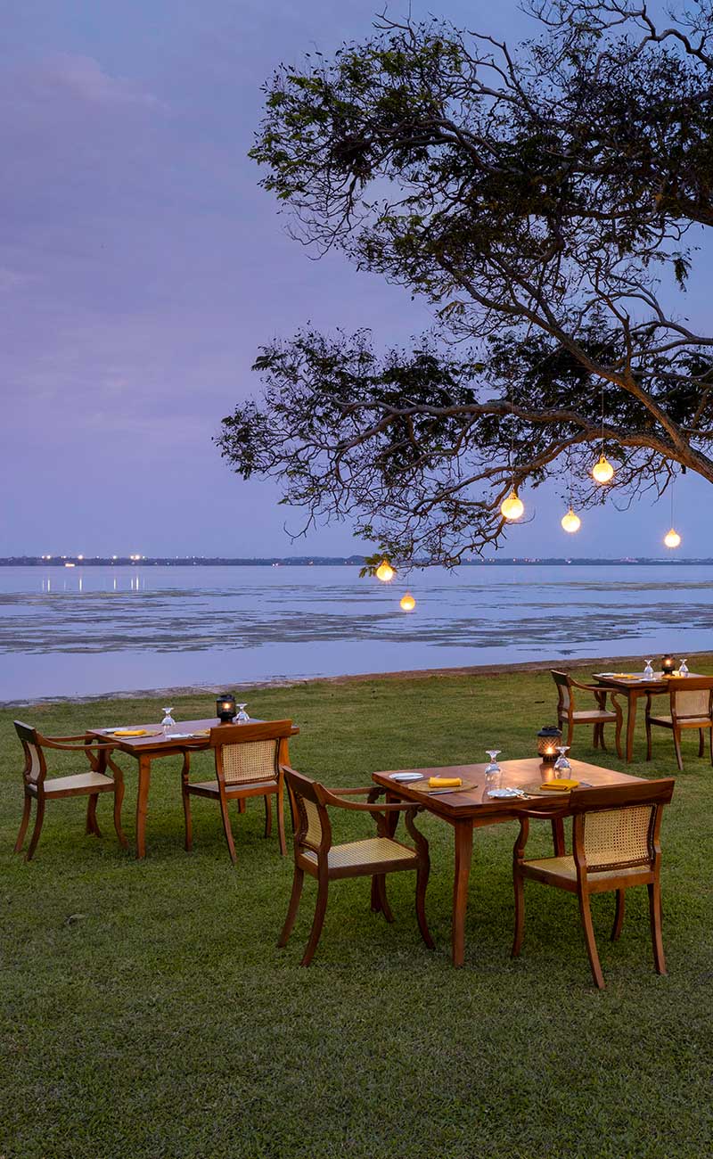 Dining at Jetwing Lagoon
