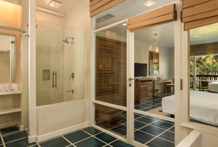 family room bathroom