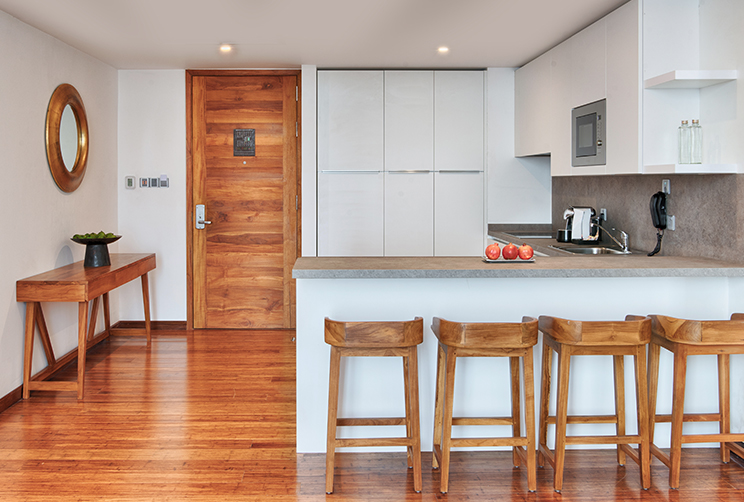 pantry and kitchen