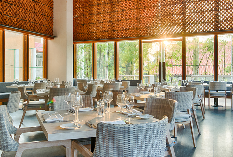 seating area at the restaurant