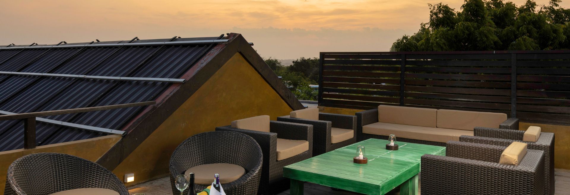 Rooftop Bar at Jetwing Safari Camp