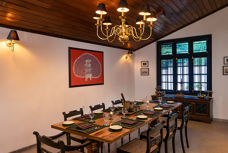 Dining room view